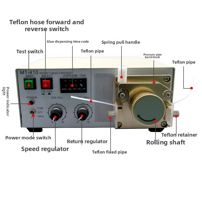 الكهربائية التجفيف السريع الغراء الفوري حاقن 502 آلة توزيع MT-410 تحكم خاص لورق كرتون الغراء يسيح بالحرارة