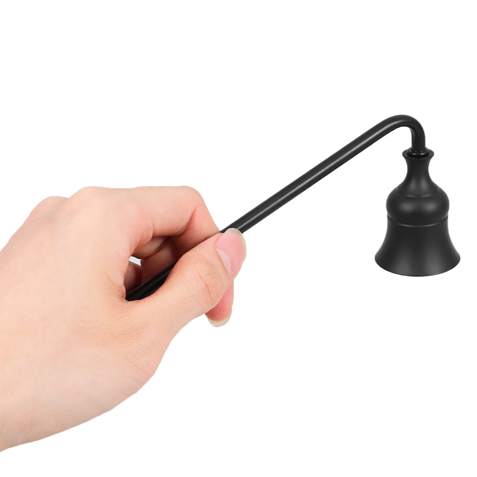 

Metal Snuffer Extinguisher Long Handle Smoke Wax Mess Free Quick Safe Fire Put Out Tool Accessories Extinguisher