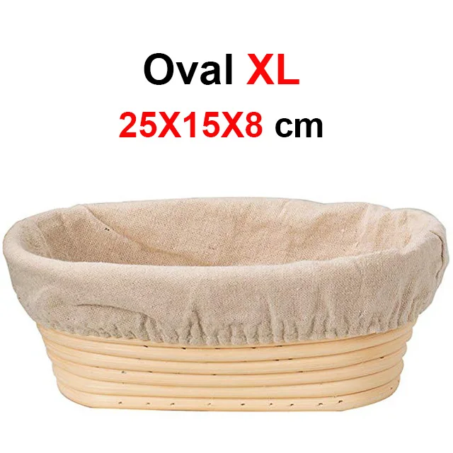Handgemaakte Rotan Brood Proofing Mand Natuurlijke Gisting Zuurdesem Banneton Broodmand Deeg Rotan Rieten Bakkom