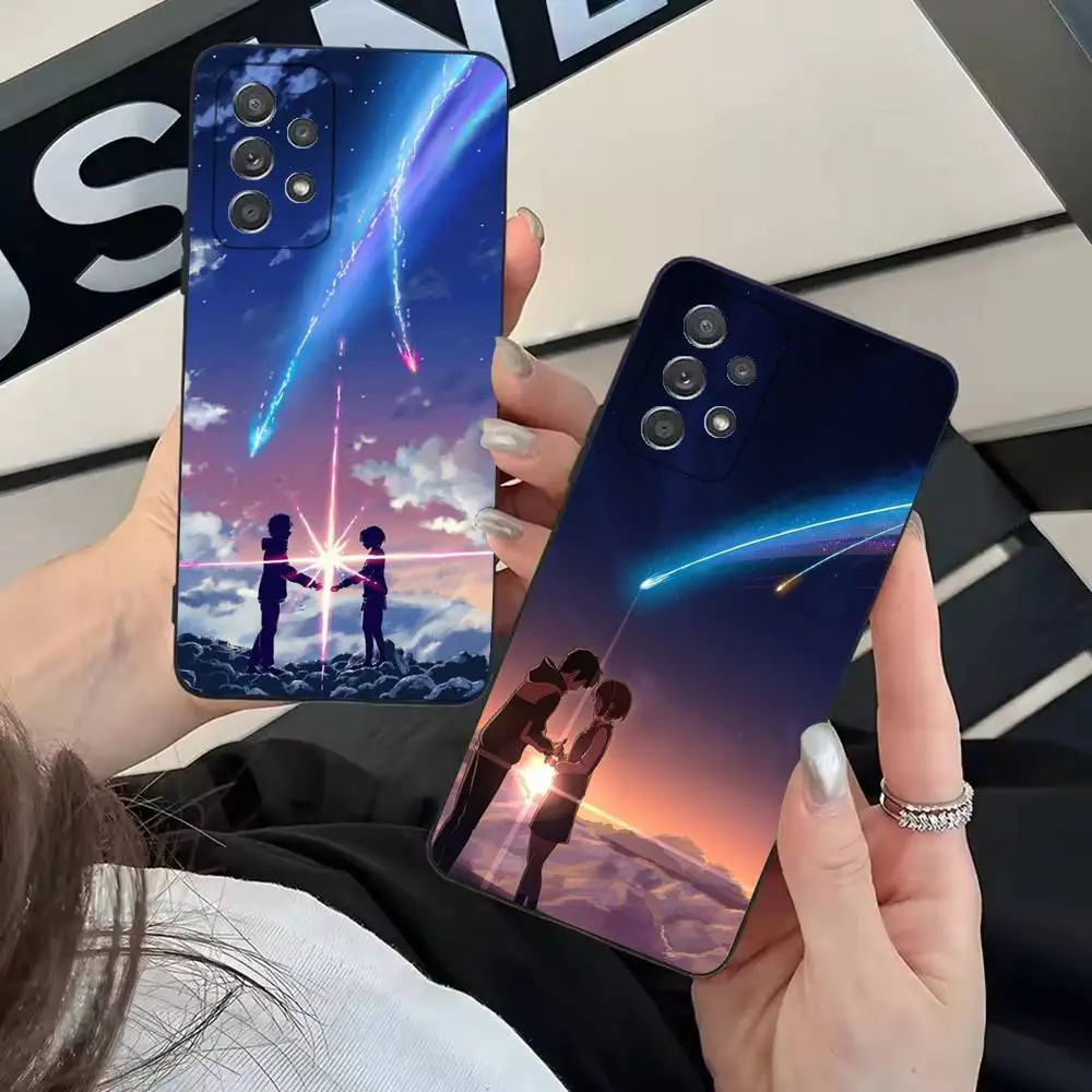 

Anime Y-Your Name Phone Case for Samsung Galaxy A20,21s,22,31,32,52,71,80,A91,5G Colorful Cover Smartphone Pretty