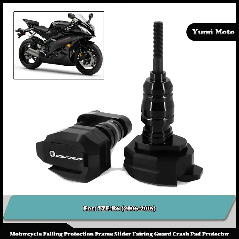 

For YAMAHA YZF-R6 YZFR6 YZF R6 2006-2016 2015 Motorcycle Falling Protection Frame Slider Fairing Guard Anti Crash Pad Protector