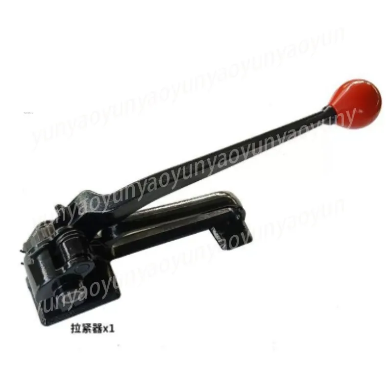 Manual Steel Strapping Tool, Combination Tensioner Sealer for Iron Straps, One-Pack Strapping Machine with Seal