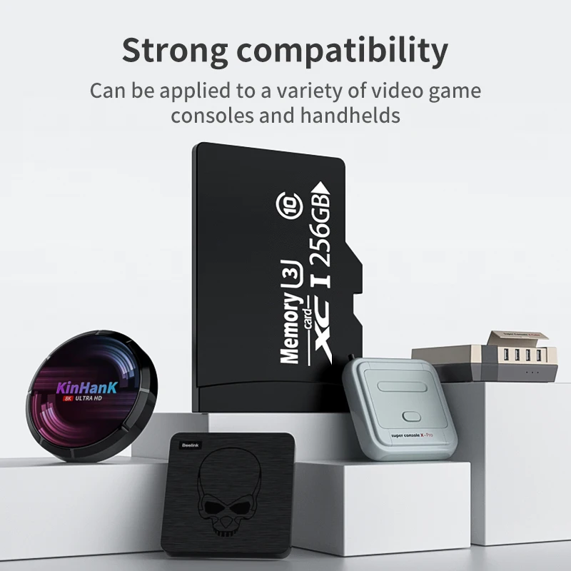 Tarjeta de memoria de 64G/128G/256G, sistema de preinstalación y juegos para S922X Super Console X King, consola de juegos Retro
