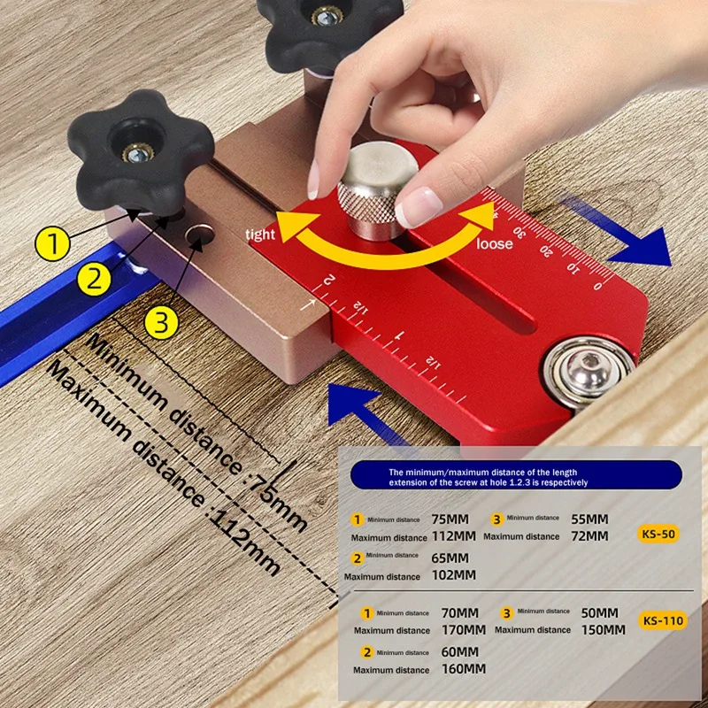 Thin Rip Jig Table Saw Jig Guide Tool Repeat Narrow Strip Cuts Guide Tool With Adjustable Roller