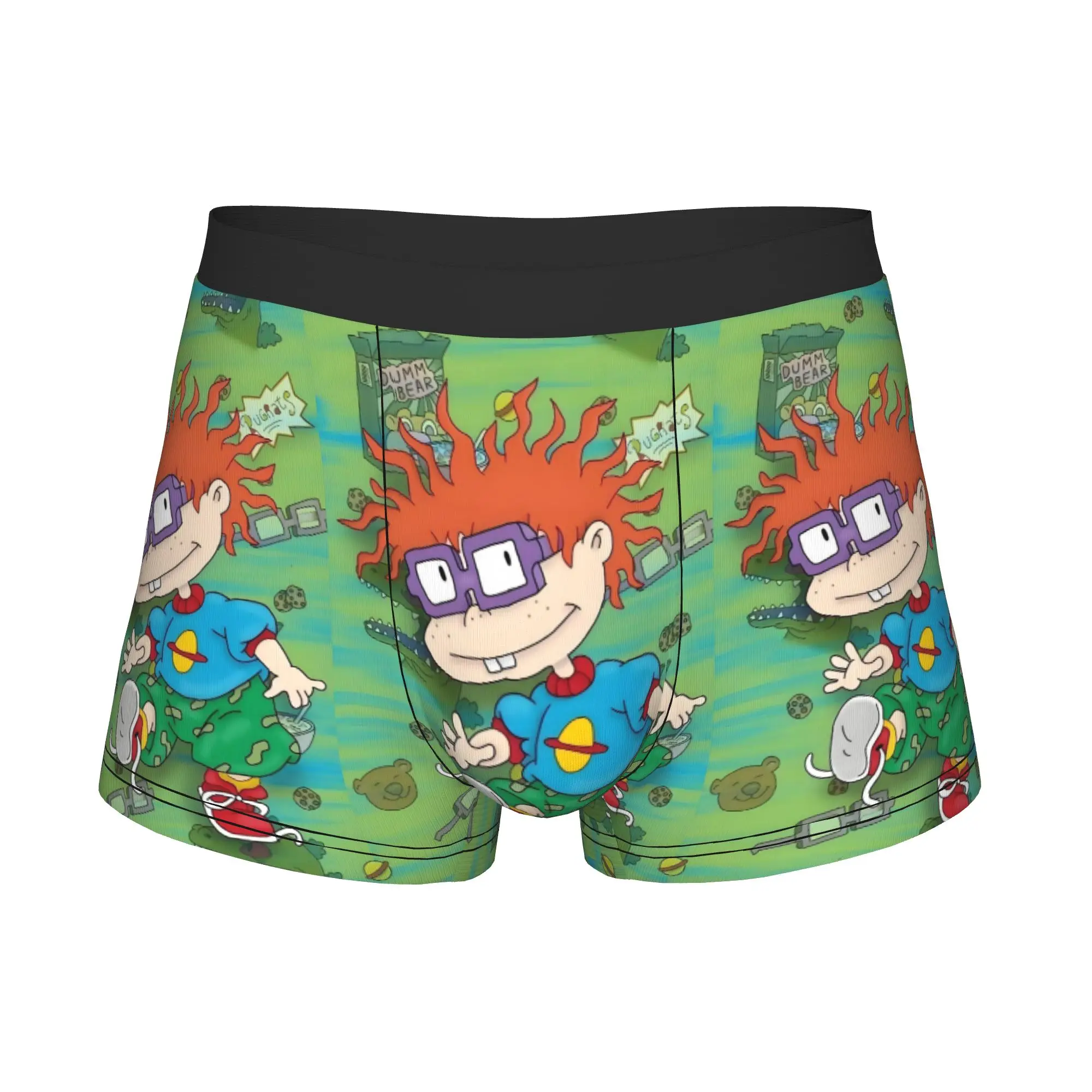 Animation R-Rugrats  Boxers Shorts Mens Chuckie Finster Briefs Underwear Novelty Underpants