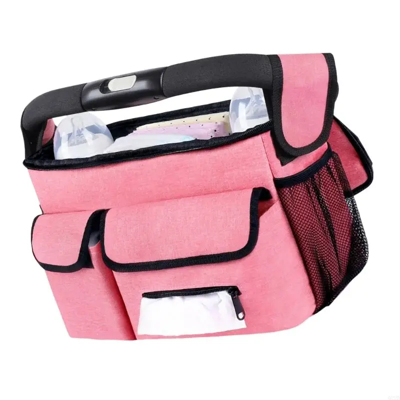 Q22D Cabrio-Kinderwagen-Aufbewahrungs-Organizer, verstellbare Riemen, kompakte Reiselösung