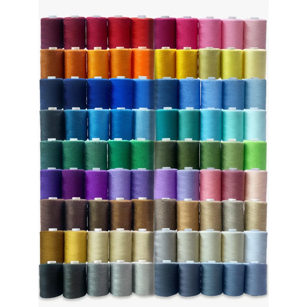 Fil spécial 1000m pour machines à coudre domestiques, fil à coudre à la main 402, 96 couleurs, fil en petite bobine pour coudre des vêtements