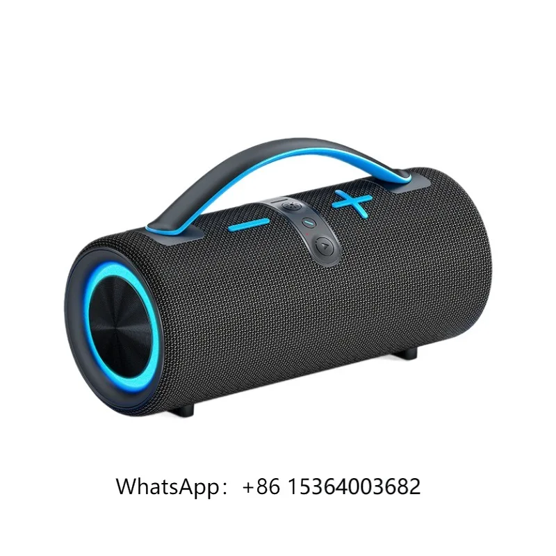 

TJXL-Portable Outdoor Home for Bluetooth Wireless Speaker with Super Bass Waterproof Fabric Design Supports Auxiliary USB TF