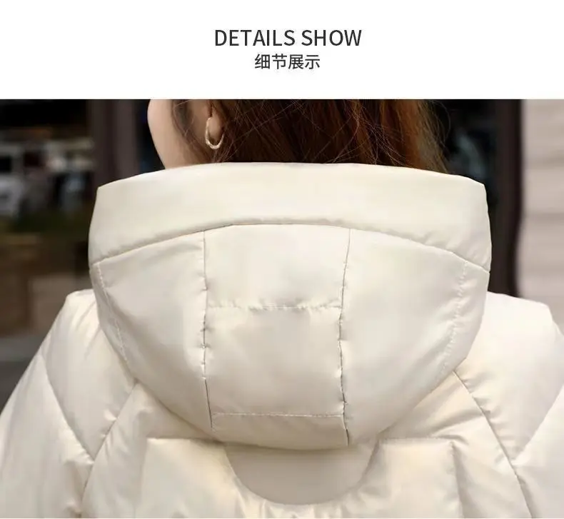 Women's Down Jacket 2023 Thicken Feather Coats Korean Jackets for Women Large Size Bright Down Cotton Jacket Women Puffer Jacket