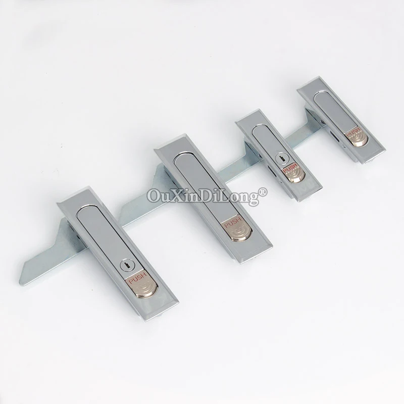 5PCS Zinc Alloy Industry Panel Lock Push Button Pop Up Distribution Box Lock Electric Cabinet Locks Fire-proof Cabinet Door Lock