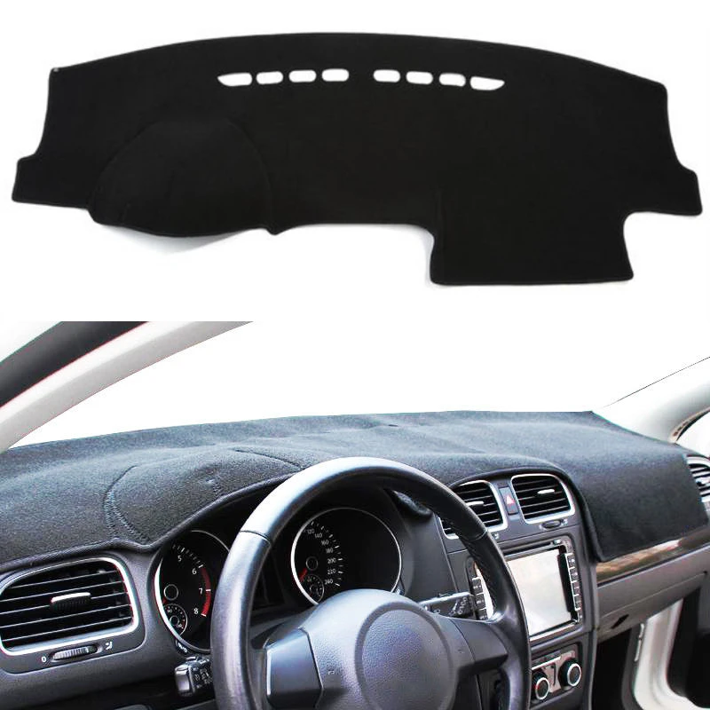 

Для Volkswagen VW Golf 6 MK6 2010 2011 2012 2013, анти-УФ-защитный коврик для приборной панели, коврик для приборной панели, солнцезащитный козырек, ковер, автомобильные аксессуары