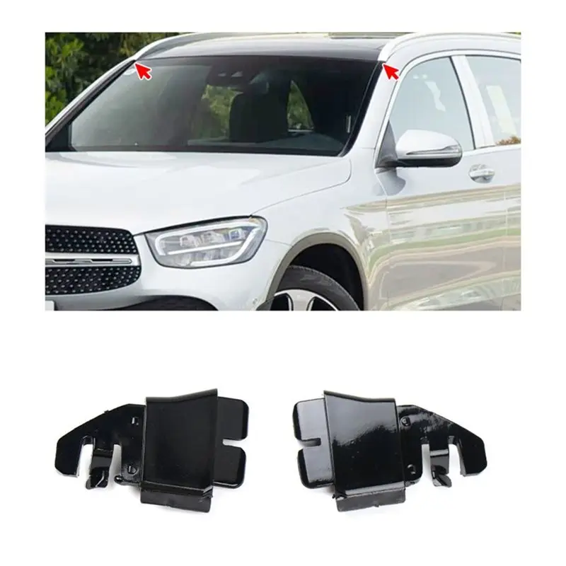 For GLC Class W253 2020-2023 Car Roof Running Water Cover Plate Roof Rail Trim 6