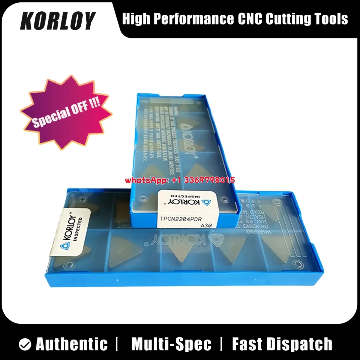 KORLY Original TPCN TPCN11 TPCN1103 04 PPN PDER-RH H01 A30 CN30 PC6510 inserto de fresado 10 Uds