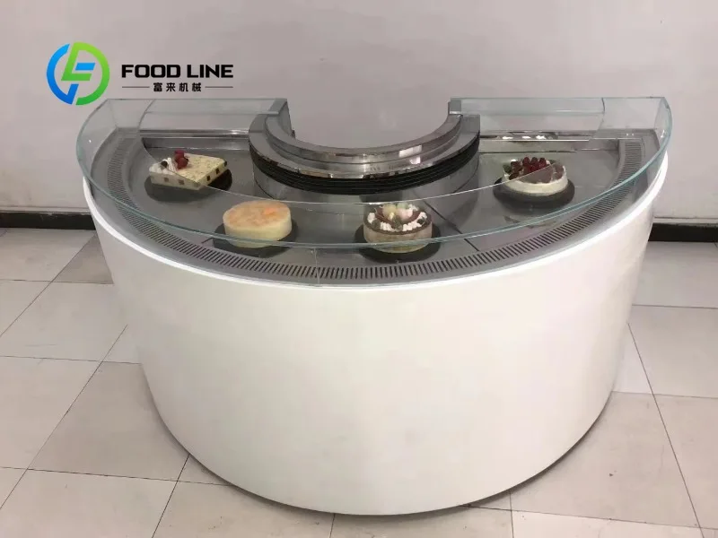 Cake Display Refrigerator Silent Running Motor Similar To Pastry Display Chiller Creates Quiet Shopping Environment For Downtown
