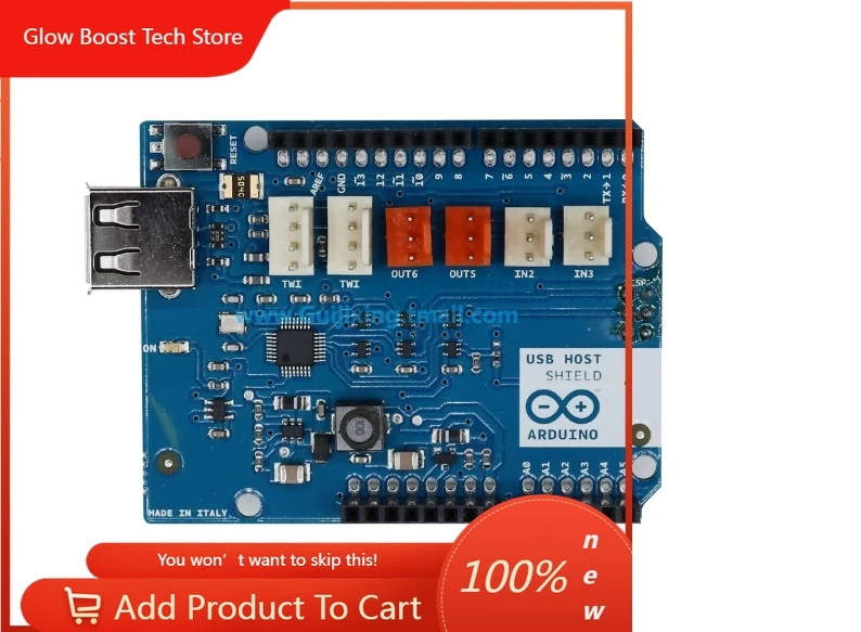 

NYUSB Host Shield MAX3421E USB Peripheral Host Controller A000004