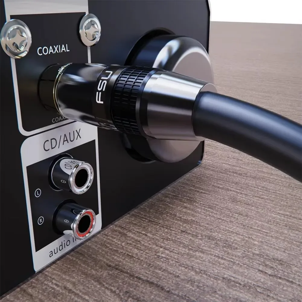 Digital Audio RAC Cable Premium Stereo RCA to RCA Coaxial SPDIF Cable Male Speaker Hifi Subwoofer Cable AV 0.5m 1m 2m 3m 5m