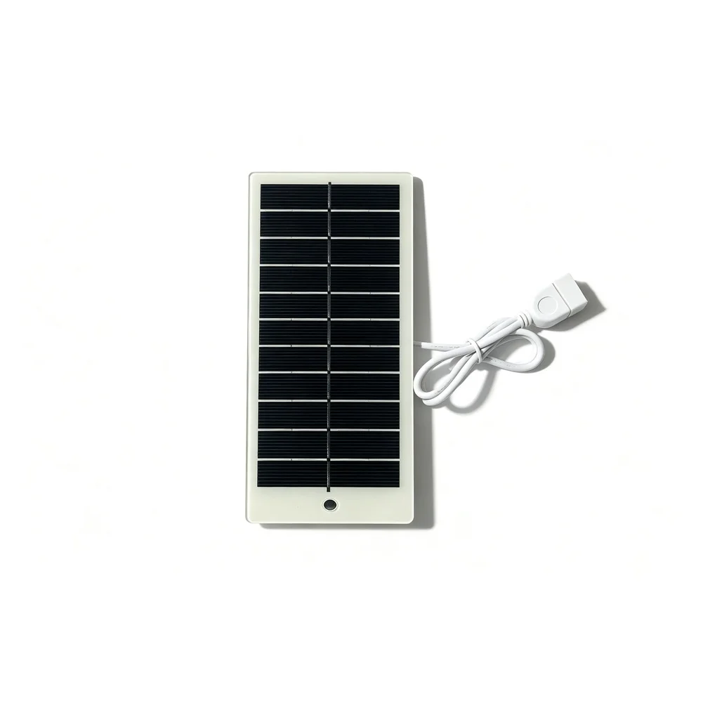 For 3W 5V Solar Panel Charger Outdoor USB-Power Bank Polycrystalline Silicon USB Charger For Mobile Phone-Power Bank-Light Fan
