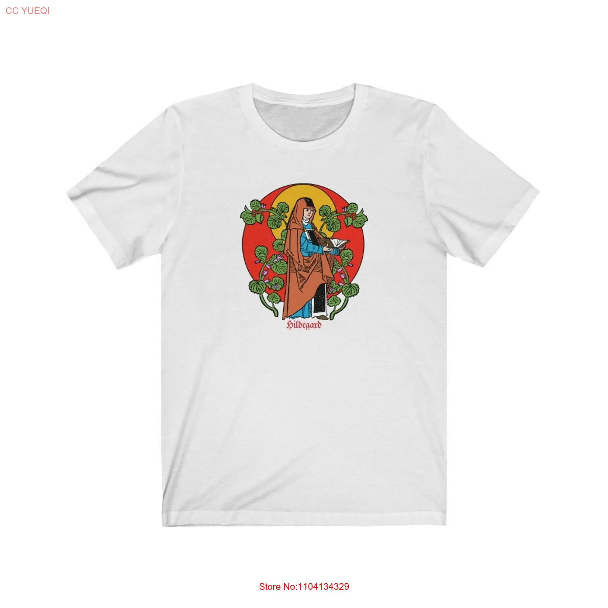 Hildegard von Bingen Philosophy T shirt long or short sleeves