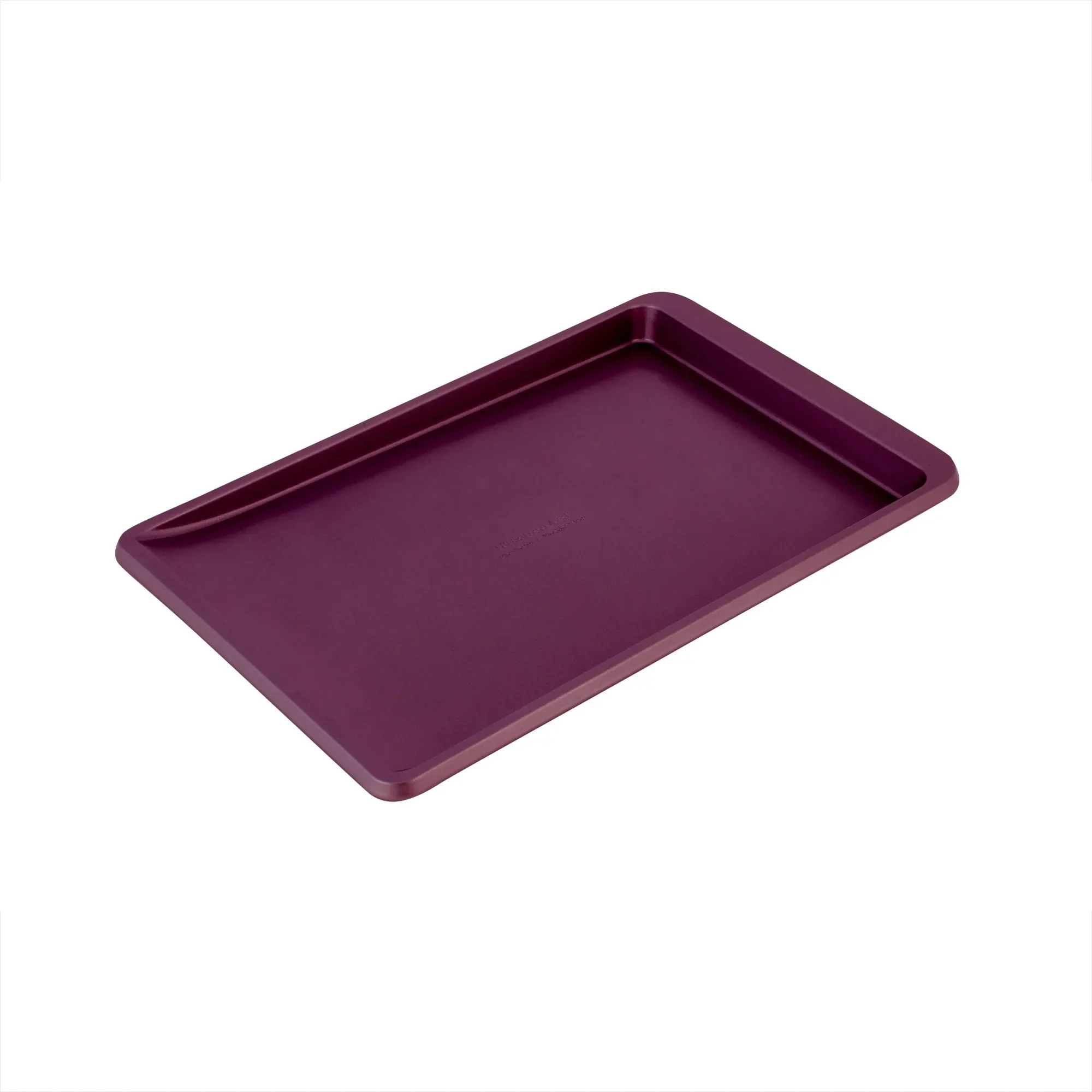 Sartén para hornear antiadherente de acero aluminizado de 10x15 pulgadas y deslizador de hoja para galletas, sartén para pan púrpura de remolacha