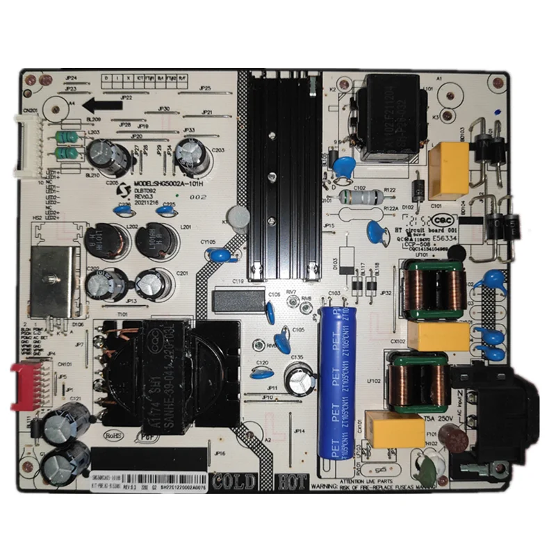 DLBT092 SHG5002A-101A SHG5002A03-101HB 81T-PBE162-H 153001   La scheda di potenza TV LED è stata testata bene