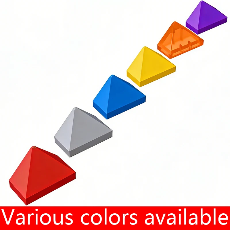 

20pcs MOC Parts 15571 Slope 45° 2 x 1 Triple with Stud Holder Compatible Bricks DIY Assmble Building Blocks Particle Kid Toy