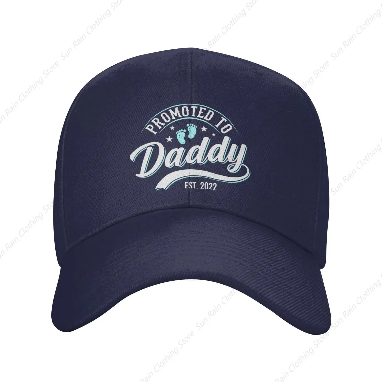 Promoted to Daddy Est 2022 Trucker Baseball Cap for Men Women Golf Hats Adjustable Dad Hat