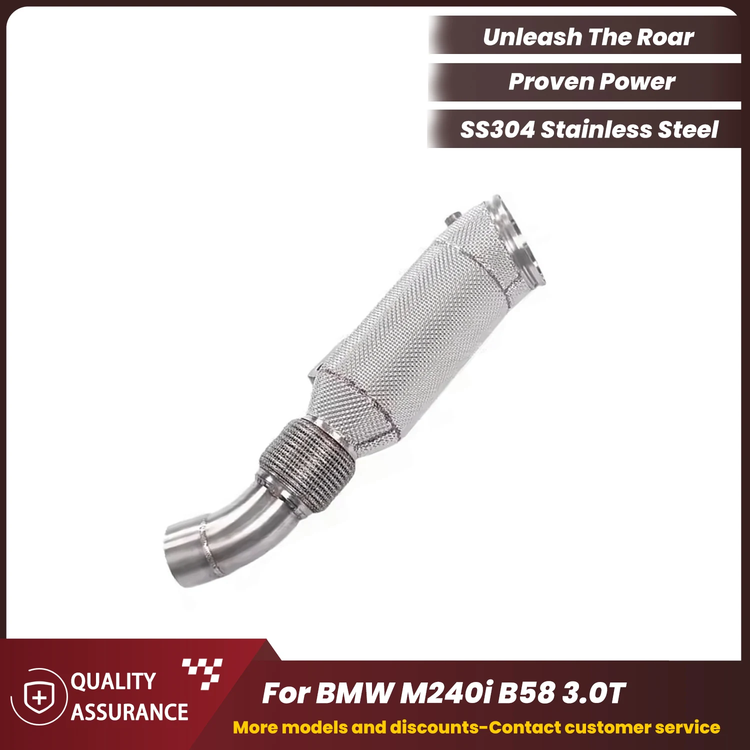 

High Performance High Flow ECCF SUS304 Downpipe for BMW M240i B58 3.0T