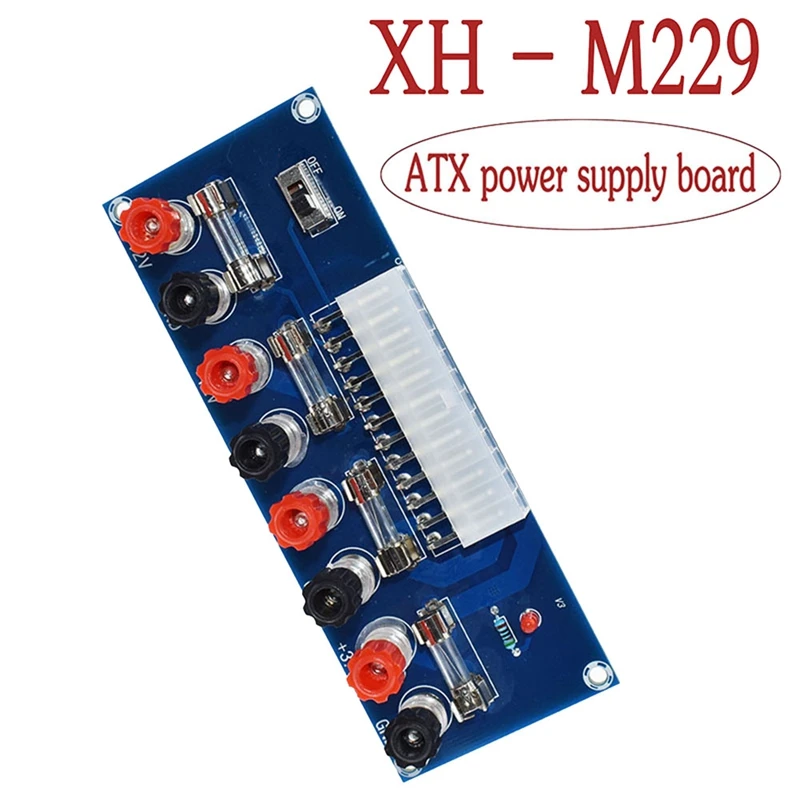 XH-M229 ATX Desktop PC Chassis Power Transfer To Adapter Board Power Supply Circuit Module 24Pin Output Terminal 24 Pin