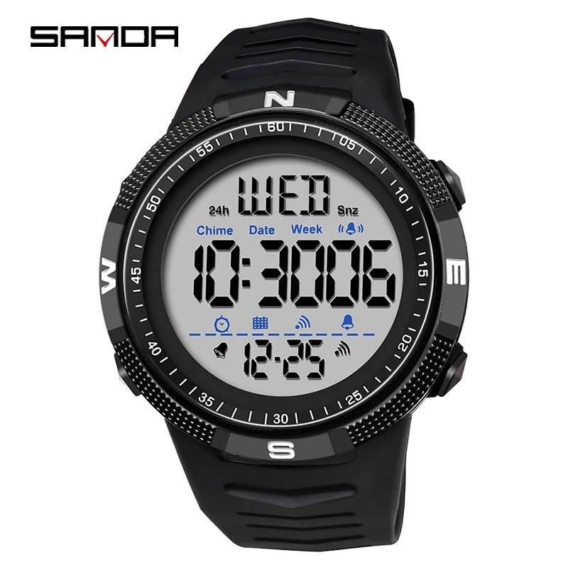 Digital Watch Men 50M Waterproof Sport Watches Army Military Led Light Stopwatch Clock Electronic Reloj Hombre