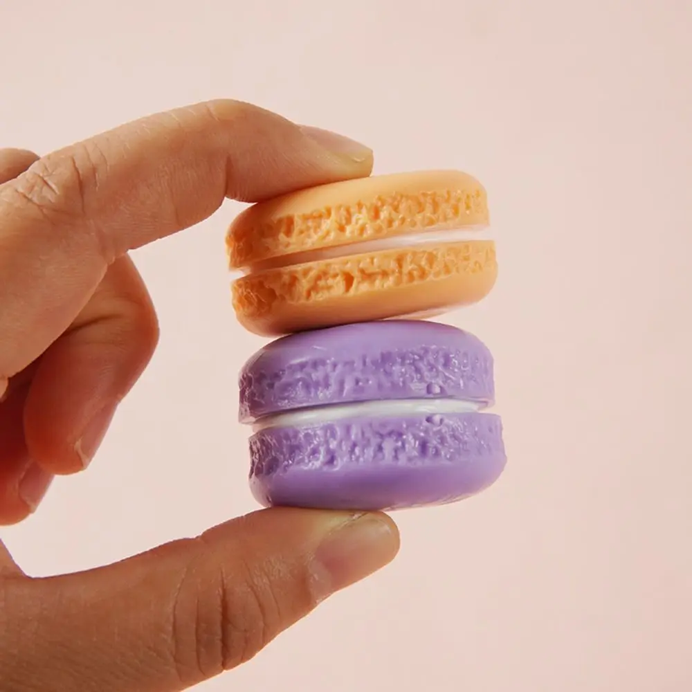 ขนมฝรั่งเศส Faux Macaron รุ่น Pretend Play PVC จําลอง Macaron รุ่นขนมหวาน Props ประดิษฐ์ปลอมอาหารของเล่นเบเกอรี่ Shop