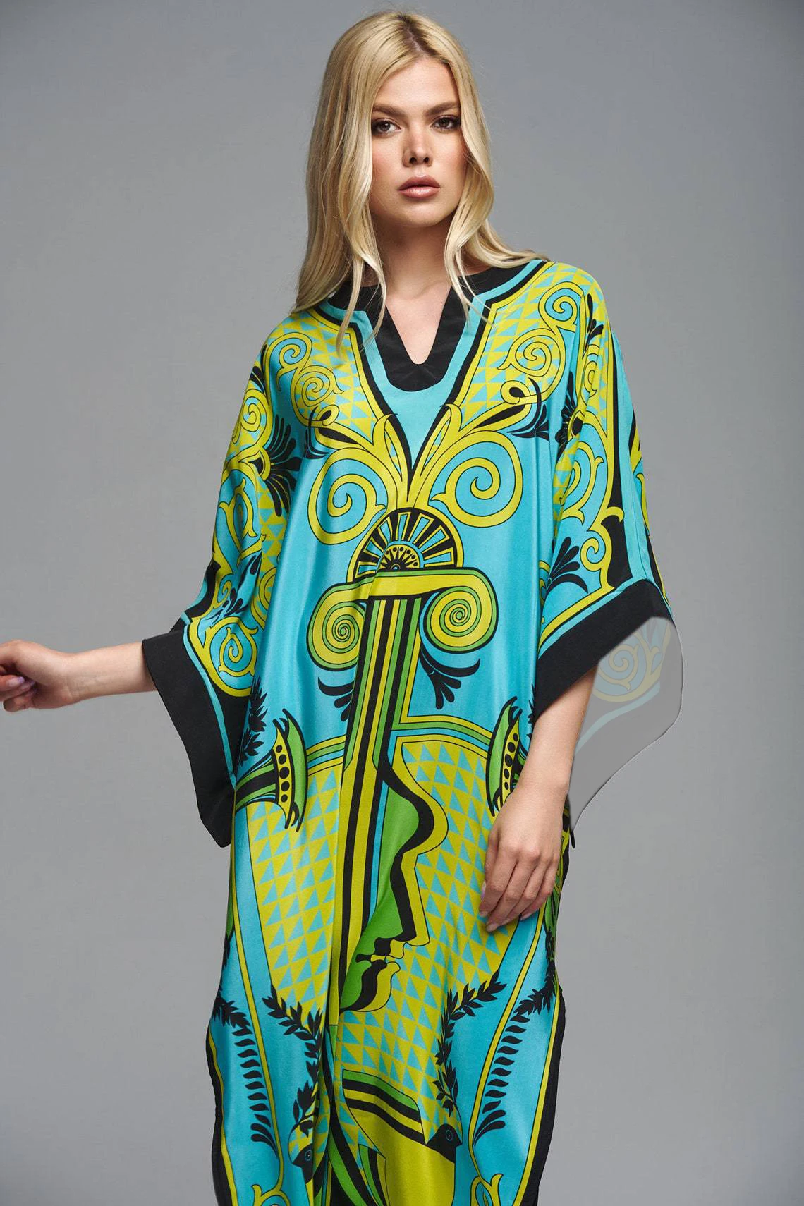 

Kaftan Dresses for Women Plus Size Bathing Suit Cover up Caftan Maxi Beach Dresses
