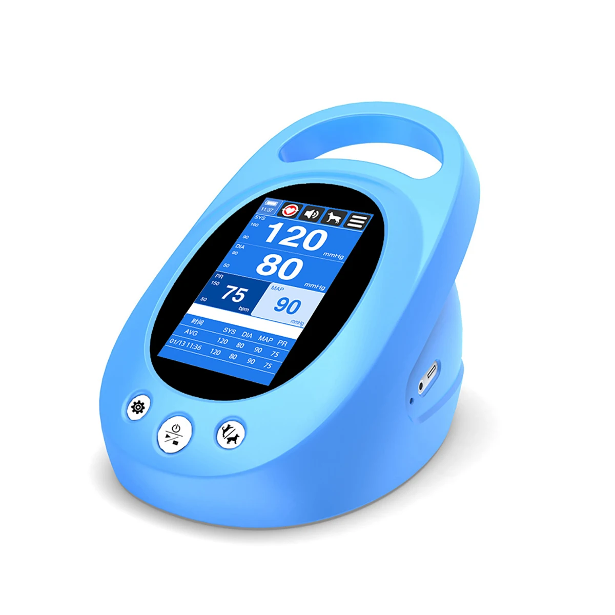 

High Precision Multiparameter Touch Screen Portable Veterinary Blood Pressure Supervise