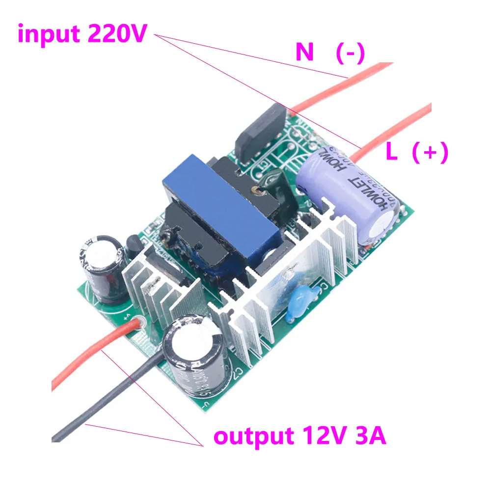 Imagem -06 - Transformador de Iluminação para Tiras Led Nova Fonte de Alimentação Driver para Tiras Led 36w 24w 12w 6w ac 220v para dc 12v e 24v ca 85v265v 1a 2a 3a 1.5a