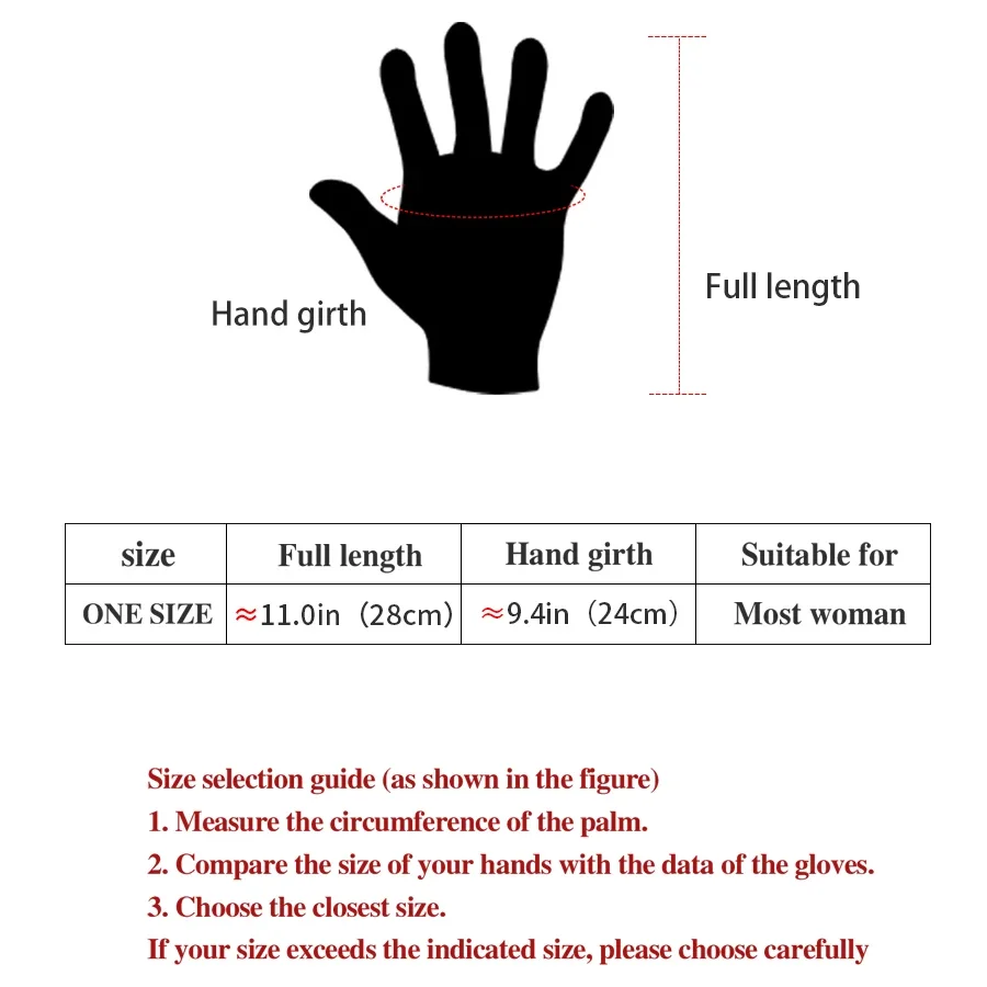 1Pair Ski Gloves For Winter Women, Outdoor Cycling, Windproof With Thick Velvet Insulation, Anti Slip Touch Screen Gloves