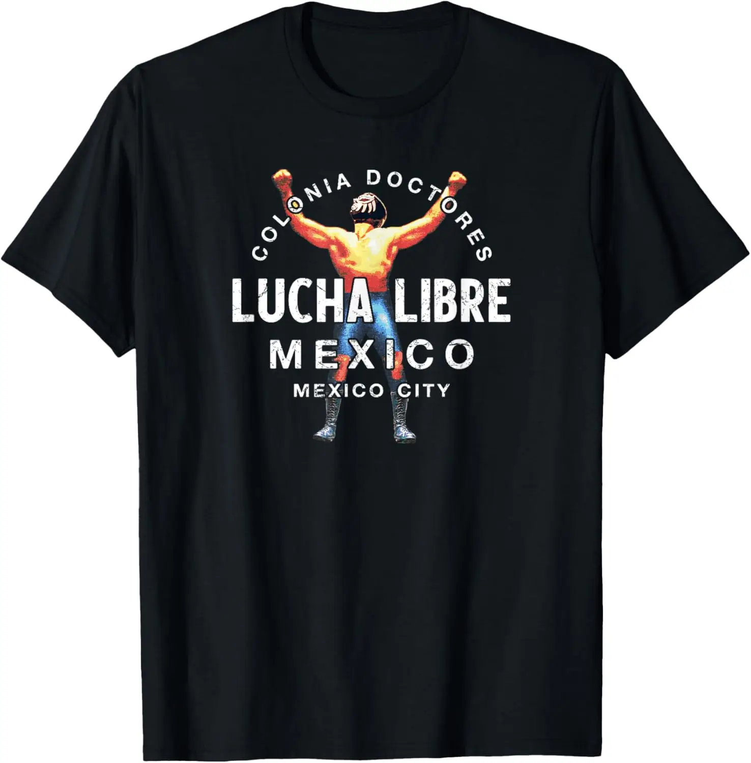 تي شيرت مصارع كلاسيكي مكسيكي من Lucha Libre