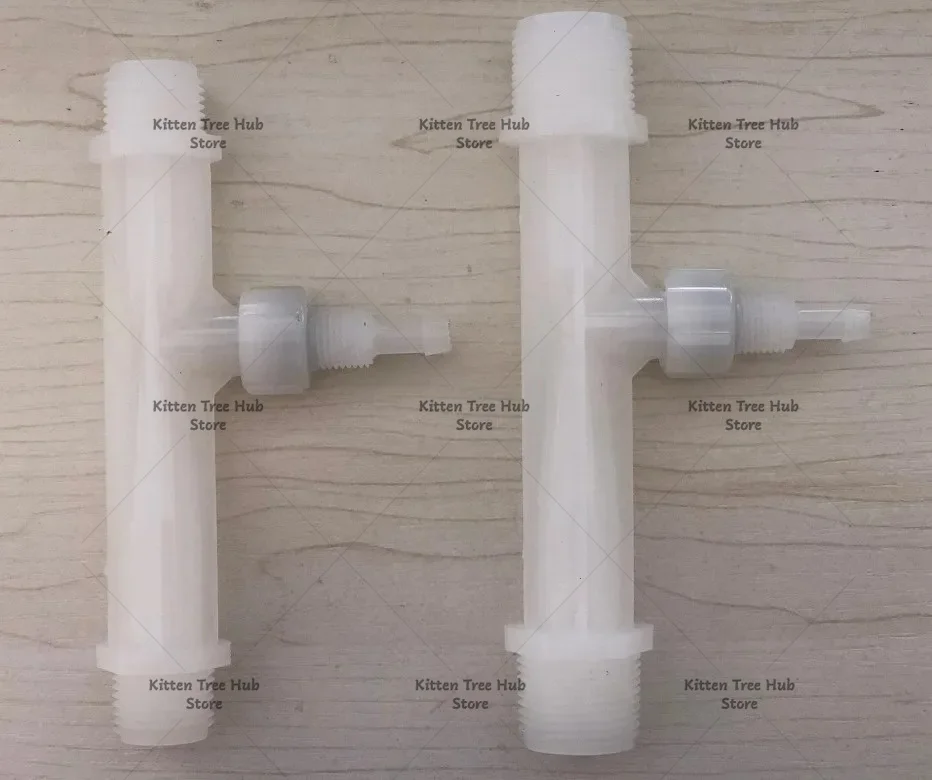 PVDF Jet Ejector Water Venturi Tube Ozone Mixer High Temperature Corrosion Resistance Acid-base