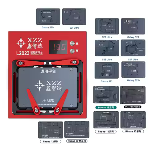 XZZ L2023 motherboard heating station desoldering platform for iPhone X-16Pro Max Samsung Galaxy S21 S21+ S22 S23 S24 Ultra