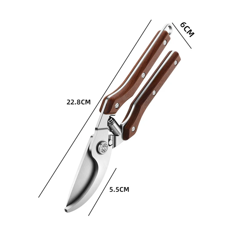Stainless steel Garden Trimming Tool Pruning Shear Garden Tools Labor Saving Scissors Gardening Plant Sharp Branch Pruners