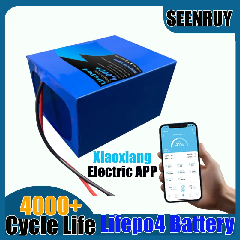 Lifepo4 Battery 24V 60AH 120AH LFP with BMS 50A 100A 150A for  Forklift Sightseeing Vehicle  Food Truck Electric Wheelchair