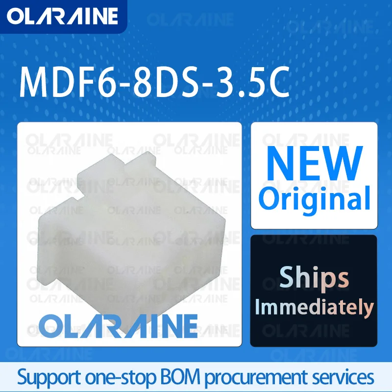 

20/50/100Pcs MDF6-8DS-3.5C 100% brand new and original IC chip Power to board Connector 6 A 300 V