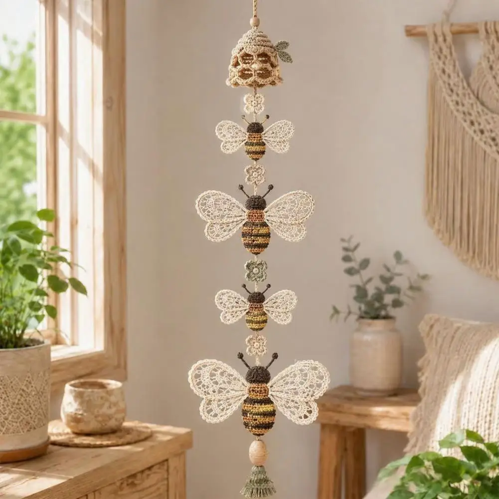 Butterfly Garden Yarn Craft Garden Cascade Diy Crochet Kit Handmade Wall Pendant Craft Set Butterfly for Beginners for Beginners