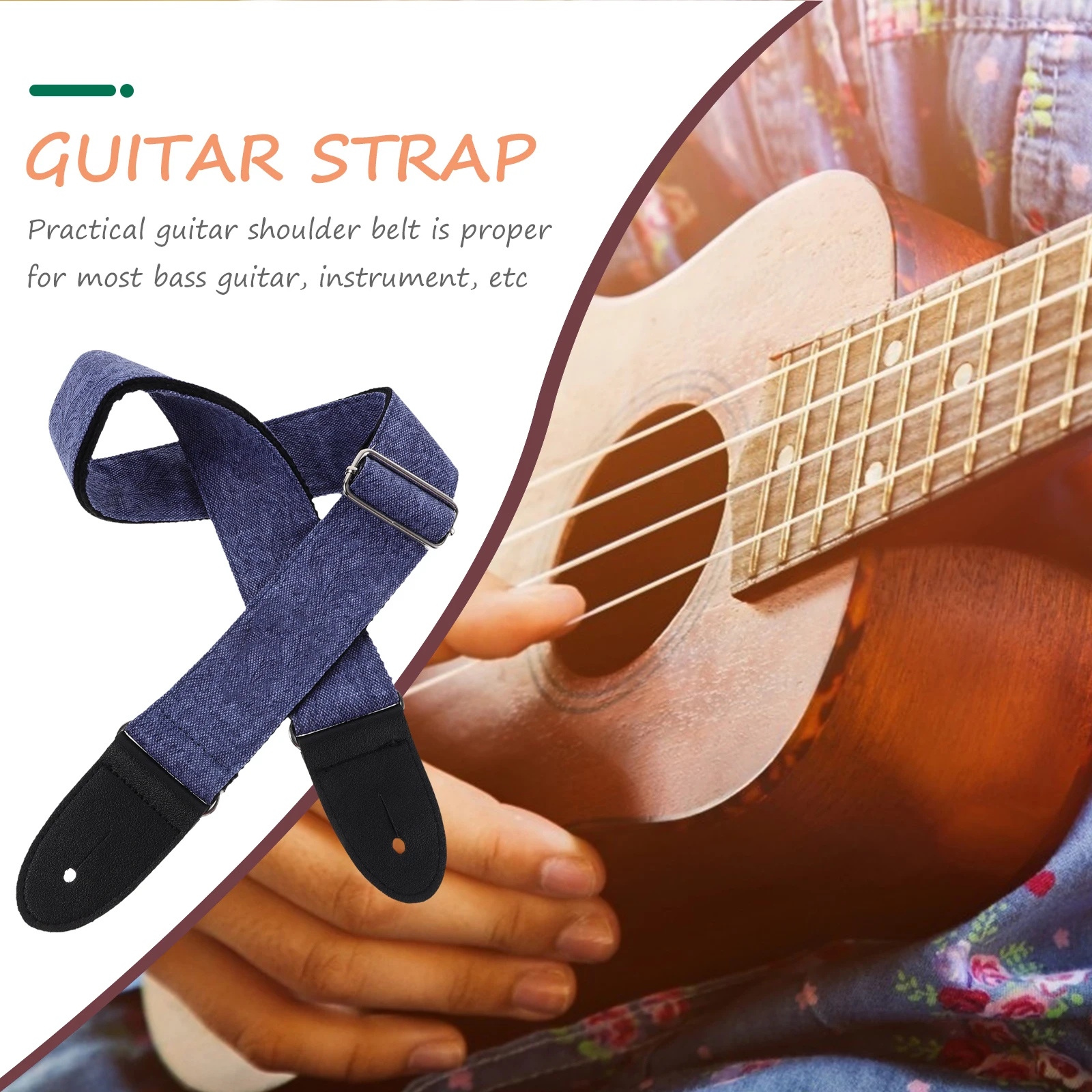 

Guitar Strap Straps Electric Shoulder Acoustic Neck Decorative Instrument Replace
