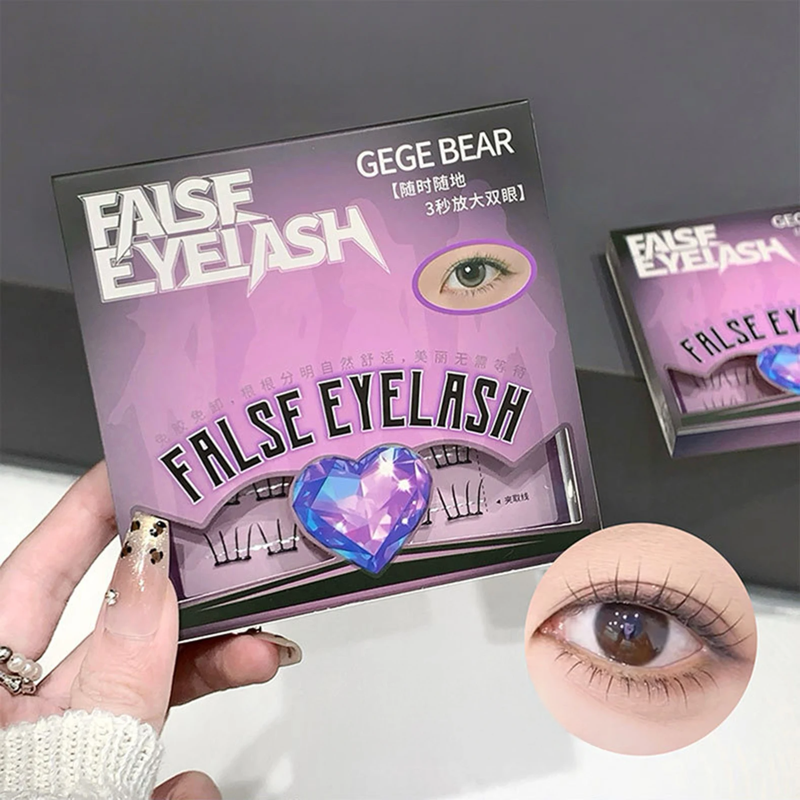 Glue Free Eyelashes Clusters Cosplay Individual Lashes Clusters Ideal for Cosplay and Costume Parties