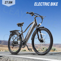 Electric Bike RX70 27.5 Inches Adults Ebike E Mountainbike 48V/20Ah Removable Battery Electric Bike, 25Km/h, 7 Speed,EU Stock