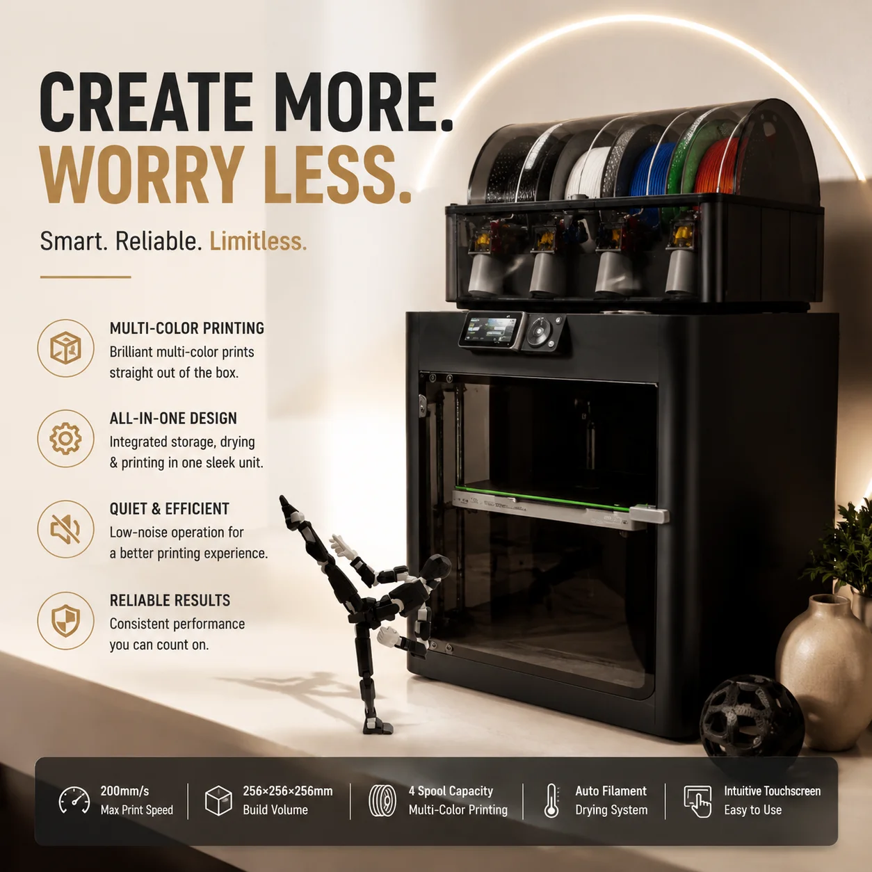 3D Printing Laboratory - Printer 3D Bamboo Lab P1S Combo,