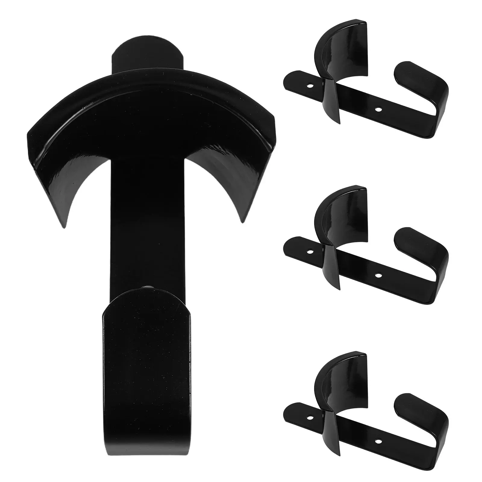 

4Pcs Metal Bridle Holder Wall Mounted Rack Halter Hanger Horse Tack Storage Bridle Hooks Stall Organizer Stable Supplies