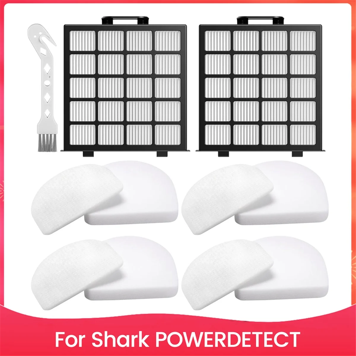 AZ4002 Replacement Filters for Shark POWERDETECT Upright Vacuum Cleaner AZ4002 AZ4000 AZ4000C AZ4002W-Furlan