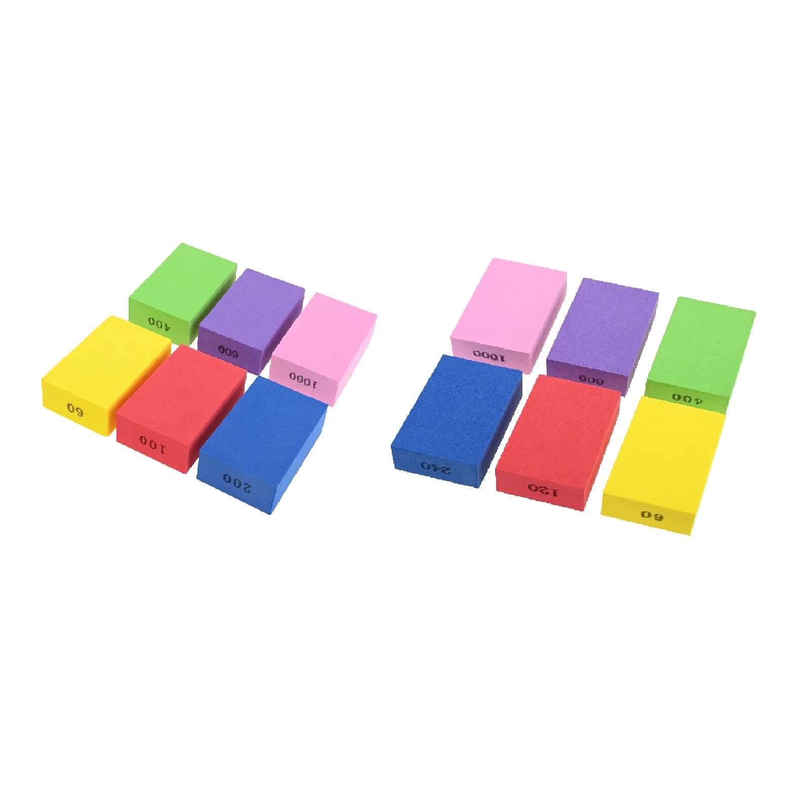 

6 шт. 60 # -1000 # Ручные полировальные подушечки, шлифовальный блок для керамической плитки, стекла, дерева, мрамора, шлифовальные подушечки для влажной и сухой шлифовки