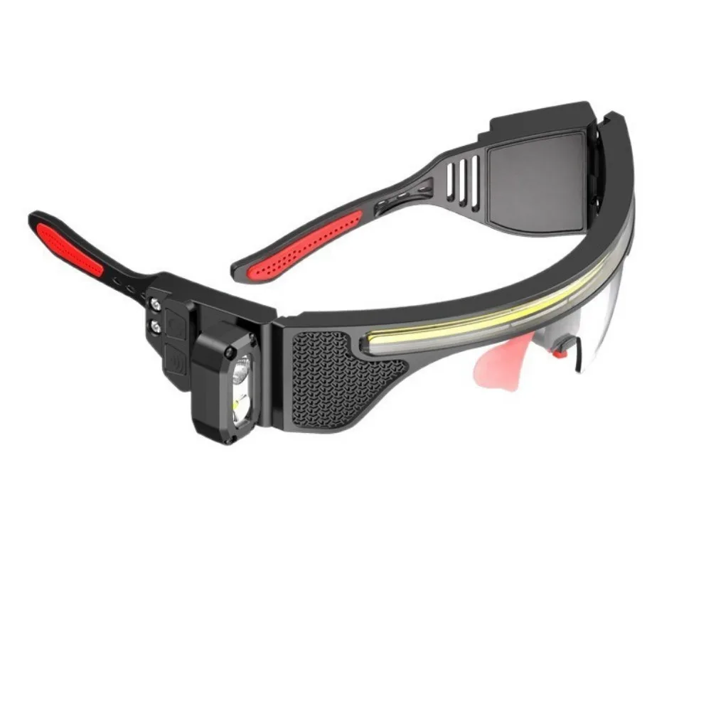 Oculos-multifuncionais-a-prova-d'Agua-2-em-1-com-luz-led-e-controle-por-sensor-de-onda-recarregaveis-via-type-c