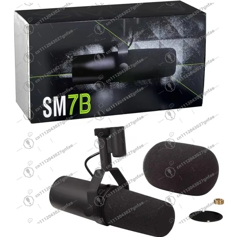 OEM SM7B Dynamic Heart Pickup Wired Microphone - Lightweight and Portable, Plastic Metal, Suitable for Vocal Broadcast Recording